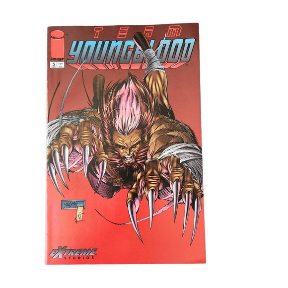 Image Team Youngblood #5 1994 Comic Book Collector Bagged Boarded - Picture 1 of 2